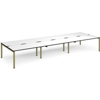 Click to view product details and reviews for Adapt Triple Back To Back Desks 4800mm X 1600mm Green Frame White Top Black Edge. Click to view product details and reviews for Adapt Triple Back To Back Desks 4800mm X 1600mm Green Frame White Top Black Edge.