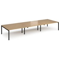 Click to view product details and reviews for Bench Desk 6 Person Rectangular Desks 4800mm Oak Tops With Black Frames 1600mm Depth Adapt. Click to view product details and reviews for Bench Desk 6 Person Rectangular Desks 4800mm Oak Tops With Black Frames 1600mm Depth Adapt.