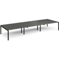 Click to view product details and reviews for Adapt Triple Back To Back Desks 4800mm X 1600mm Black Frame Storm Grey Top. Click to view product details and reviews for Adapt Triple Back To Back Desks 4800mm X 1600mm Black Frame Storm Grey Top.
