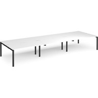 Click to view product details and reviews for Bench Desk 6 Person Rectangular Desks 4800mm White Tops With Black Frames 1600mm Depth Adapt. Click to view product details and reviews for Bench Desk 6 Person Rectangular Desks 4800mm White Tops With Black Frames 1600mm Depth Adapt.