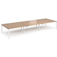 Click to view product details and reviews for Bench Desk 6 Person Rectangular Desks 4800mm Beech Tops With White Frames 1600mm Depth Adapt. Click to view product details and reviews for Bench Desk 6 Person Rectangular Desks 4800mm Beech Tops With White Frames 1600mm Depth Adapt.