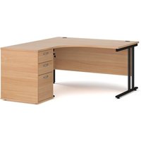 Click to view product details and reviews for Office Desk Left Hand Corner Desk 1400mm With Pedestal Beech Top With Black Frame Maestro 25 Ebk14lb. Click to view product details and reviews for Office Desk Left Hand Corner Desk 1400mm With Pedestal Beech Top With Black Frame Maestro 25 Ebk14lb.