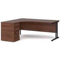 Click to view product details and reviews for Office Desk Left Hand Corner Desk 1800mm With Pedestal Walnut Top With Black Frame Maestro 25 Ebk18lw. Click to view product details and reviews for Office Desk Left Hand Corner Desk 1800mm With Pedestal Walnut Top With Black Frame Maestro 25 Ebk18lw.