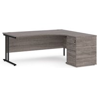 Click to view product details and reviews for Office Desk Right Hand Corner Desk 1800mm With Pedestal Grey Oak Top With Black Cantilever Frame Maestro 25 Ebk18rgo. Click to view product details and reviews for Office Desk Right Hand Corner Desk 1800mm With Pedestal Grey Oak Top With Black Cantilever Frame Maestro 25 Ebk18rgo.
