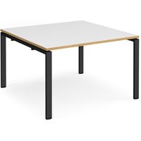 Click to view product details and reviews for Adapt Square Boardroom Table 1200mm X 1200mm Black Frame White Top With Oak Edging. Click to view product details and reviews for Adapt Square Boardroom Table 1200mm X 1200mm Black Frame White Top With Oak Edging.