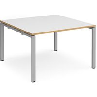 Click to view product details and reviews for Adapt Square Boardroom Table 1200mm X 1200mm Silver Frame White Top With Oak Edging. Click to view product details and reviews for Adapt Square Boardroom Table 1200mm X 1200mm Silver Frame White Top With Oak Edging.