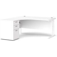 Click to view product details and reviews for Office Desk Left Hand Corner Desk 1600mm With Pedestal White Top With White Frame Maestro 25 Ebwh16lwh. Click to view product details and reviews for Office Desk Left Hand Corner Desk 1600mm With Pedestal White Top With White Frame Maestro 25 Ebwh16lwh.