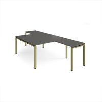 Click to view product details and reviews for Adapt Back To Back Desks 1400mm X 1600mm With 800mm Return Desks Green Frame Storm Grey Top. Click to view product details and reviews for Adapt Back To Back Desks 1400mm X 1600mm With 800mm Return Desks Green Frame Storm Grey Top.