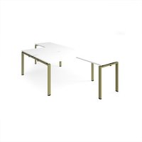 Click to view product details and reviews for Adapt Back To Back Desks 1400mm X 1600mm With 800mm Return Desks Green Frame White Top. Click to view product details and reviews for Adapt Back To Back Desks 1400mm X 1600mm With 800mm Return Desks Green Frame White Top.