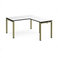 Click to view product details and reviews for Adapt Desk 1400mm X 800mm With 800mm Return Desk Green Frame White Top Black Edge. Click to view product details and reviews for Adapt Desk 1400mm X 800mm With 800mm Return Desk Green Frame White Top Black Edge.