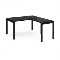 Click to view product details and reviews for Adapt Desk 1400mm X 800mm With 800mm Return Desk Black Frame Black Top. Click to view product details and reviews for Adapt Desk 1400mm X 800mm With 800mm Return Desk Black Frame Black Top.