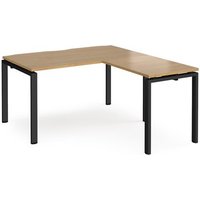 Click to view product details and reviews for Bench Desk Add On Return Desk 1400mm Oak Tops With Black Frames Adapt. Click to view product details and reviews for Bench Desk Add On Return Desk 1400mm Oak Tops With Black Frames Adapt.