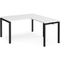 Click to view product details and reviews for Bench Desk Add On Return Desk 1400mm White Tops With Black Frames Adapt. Click to view product details and reviews for Bench Desk Add On Return Desk 1400mm White Tops With Black Frames Adapt.