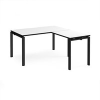 Click to view product details and reviews for Adapt Desk 1400mm X 800mm With 800mm Return Desk Black Frame White Top Black Edge. Click to view product details and reviews for Adapt Desk 1400mm X 800mm With 800mm Return Desk Black Frame White Top Black Edge.