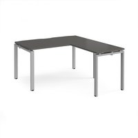 Click to view product details and reviews for Adapt Desk 1400mm X 800mm With 800mm Return Desk Silver Frame Storm Grey Top. Click to view product details and reviews for Adapt Desk 1400mm X 800mm With 800mm Return Desk Silver Frame Storm Grey Top.