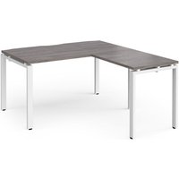 Click to view product details and reviews for Adapt Desk 1400mm X 800mm With 800mm Return Desk White Frame Grey Oak Top. Click to view product details and reviews for Adapt Desk 1400mm X 800mm With 800mm Return Desk White Frame Grey Oak Top.
