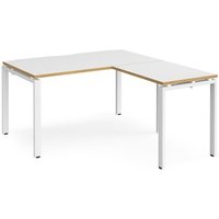 Click to view product details and reviews for Bench Desk Add On Return Desk 1400mm White Oak Tops With White Frames Adapt. Click to view product details and reviews for Bench Desk Add On Return Desk 1400mm White Oak Tops With White Frames Adapt.