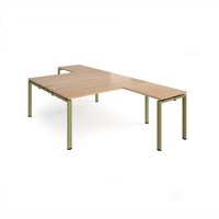 Click to view product details and reviews for Adapt Back To Back Desks 1600mm X 1600mm With 800mm Return Desks Green Frame Beech Top. Click to view product details and reviews for Adapt Back To Back Desks 1600mm X 1600mm With 800mm Return Desks Green Frame Beech Top.