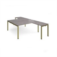 Click to view product details and reviews for Adapt Back To Back Desks 1600mm X 1600mm With 800mm Return Desks Green Frame Grey Oak Top. Click to view product details and reviews for Adapt Back To Back Desks 1600mm X 1600mm With 800mm Return Desks Green Frame Grey Oak Top.