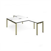 Click to view product details and reviews for Adapt Back To Back Desks 1600mm X 1600mm With 800mm Return Desks Green Frame White Top Black Edge. Click to view product details and reviews for Adapt Back To Back Desks 1600mm X 1600mm With 800mm Return Desks Green Frame White Top Black Edge.