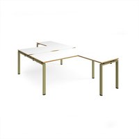 Click to view product details and reviews for Adapt Back To Back Desks 1600mm X 1600mm With 800mm Return Desks Green Frame White Top Oak Edge. Click to view product details and reviews for Adapt Back To Back Desks 1600mm X 1600mm With 800mm Return Desks Green Frame White Top Oak Edge.