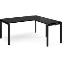 Click to view product details and reviews for Adapt Desk 1600mm X 800mm With 800mm Return Desk Black Frame Black Top. Click to view product details and reviews for Adapt Desk 1600mm X 800mm With 800mm Return Desk Black Frame Black Top.