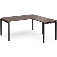 Click to view product details and reviews for Bench Desk Add On Return Desk 1600mm Walnut Tops With Black Frames Adapt. Click to view product details and reviews for Bench Desk Add On Return Desk 1600mm Walnut Tops With Black Frames Adapt.