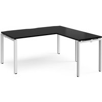 Click to view product details and reviews for Adapt Desk 1600mm X 800mm With 800mm Return Desk White Frame Black Top. Click to view product details and reviews for Adapt Desk 1600mm X 800mm With 800mm Return Desk White Frame Black Top.