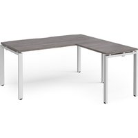 Click to view product details and reviews for Adapt Desk 1600mm X 800mm With 800mm Return Desk White Frame Grey Oak Top. Click to view product details and reviews for Adapt Desk 1600mm X 800mm With 800mm Return Desk White Frame Grey Oak Top.