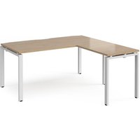 Click to view product details and reviews for Adapt Desk 1600mm X 800mm With 800mm Return Desk White Frame Kendal Oak Top. Click to view product details and reviews for Adapt Desk 1600mm X 800mm With 800mm Return Desk White Frame Kendal Oak Top.