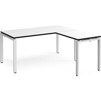 Click to view product details and reviews for Adapt Desk 1600mm X 800mm With 800mm Return Desk White Frame White Top Black Edge. Click to view product details and reviews for Adapt Desk 1600mm X 800mm With 800mm Return Desk White Frame White Top Black Edge.