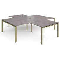 Click to view product details and reviews for Adapt Back To Back 4 Desk Cluster 2800mm X 1600mm With 800mm Return Desks Green Frame Grey Oak Top. Click to view product details and reviews for Adapt Back To Back 4 Desk Cluster 2800mm X 1600mm With 800mm Return Desks Green Frame Grey Oak Top.
