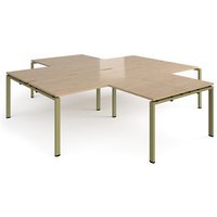 Click to view product details and reviews for Adapt Back To Back 4 Desk Cluster 2800mm X 1600mm With 800mm Return Desks Green Frame Kendal Oak Top. Click to view product details and reviews for Adapt Back To Back 4 Desk Cluster 2800mm X 1600mm With 800mm Return Desks Green Frame Kendal Oak Top.