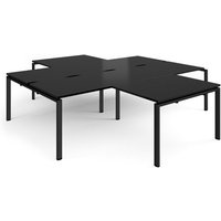 Click to view product details and reviews for Adapt Back To Back 4 Desk Cluster 2800mm X 1600mm With 800mm Return Desks Black Frame Black Top. Click to view product details and reviews for Adapt Back To Back 4 Desk Cluster 2800mm X 1600mm With 800mm Return Desks Black Frame Black Top.