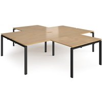 Click to view product details and reviews for Bench Desk 4 Person With Return Desks 2800mm Oak Tops With Black Frames Adapt. Click to view product details and reviews for Bench Desk 4 Person With Return Desks 2800mm Oak Tops With Black Frames Adapt.