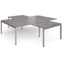 Click to view product details and reviews for Adapt Back To Back 4 Desk Cluster 2800mm X 1600mm With 800mm Return Desks Silver Frame Grey Oak Top. Click to view product details and reviews for Adapt Back To Back 4 Desk Cluster 2800mm X 1600mm With 800mm Return Desks Silver Frame Grey Oak Top.