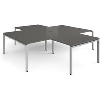 Click to view product details and reviews for Adapt Back To Back 4 Desk Cluster 2800mm X 1600mm With 800mm Return Desks Silver Frame Storm Grey Top. Click to view product details and reviews for Adapt Back To Back 4 Desk Cluster 2800mm X 1600mm With 800mm Return Desks Silver Frame Storm Grey Top.