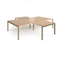 Click to view product details and reviews for Adapt Back To Back 4 Desk Cluster 3200mm X 1600mm With 800mm Return Desks Green Frame Beech Top. Click to view product details and reviews for Adapt Back To Back 4 Desk Cluster 3200mm X 1600mm With 800mm Return Desks Green Frame Beech Top.