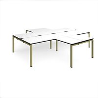 Click to view product details and reviews for Adapt Back To Back 4 Desk Cluster 3200mm X 1600mm With 800mm Return Desks Green Frame White Top Black Edge. Click to view product details and reviews for Adapt Back To Back 4 Desk Cluster 3200mm X 1600mm With 800mm Return Desks Green Frame White Top Black Edge.