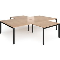 Click to view product details and reviews for Bench Desk 4 Person With Return Desks 3200mm Beech Tops With Black Frames Adapt. Click to view product details and reviews for Bench Desk 4 Person With Return Desks 3200mm Beech Tops With Black Frames Adapt.