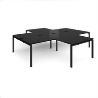 Click to view product details and reviews for Adapt Back To Back 4 Desk Cluster 3200mm X 1600mm With 800mm Return Desks Black Frame Black Top. Click to view product details and reviews for Adapt Back To Back 4 Desk Cluster 3200mm X 1600mm With 800mm Return Desks Black Frame Black Top.