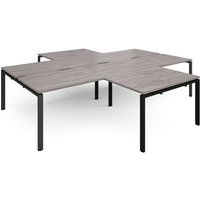 Click to view product details and reviews for Adapt Back To Back 4 Desk Cluster 3200mm X 1600mm With 800mm Return Desks Black Frame Grey Oak Top. Click to view product details and reviews for Adapt Back To Back 4 Desk Cluster 3200mm X 1600mm With 800mm Return Desks Black Frame Grey Oak Top.