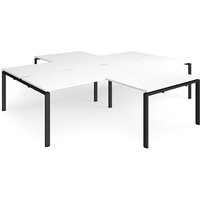 Click to view product details and reviews for Bench Desk 4 Person With Return Desks 3200mm White Tops With Black Frames Adapt. Click to view product details and reviews for Bench Desk 4 Person With Return Desks 3200mm White Tops With Black Frames Adapt.