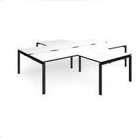 Click to view product details and reviews for Adapt Back To Back 4 Desk Cluster 3200mm X 1600mm With 800mm Return Desks Black Frame White Top Black Edge. Click to view product details and reviews for Adapt Back To Back 4 Desk Cluster 3200mm X 1600mm With 800mm Return Desks Black Frame White Top Black Edge.