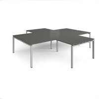Click to view product details and reviews for Adapt Back To Back 4 Desk Cluster 3200mm X 1600mm With 800mm Return Desks Silver Frame Storm Grey Top. Click to view product details and reviews for Adapt Back To Back 4 Desk Cluster 3200mm X 1600mm With 800mm Return Desks Silver Frame Storm Grey Top.
