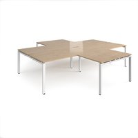 Click to view product details and reviews for Adapt Back To Back 4 Desk Cluster 3200mm X 1600mm With 800mm Return Desks White Frame Kendal Oak Top. Click to view product details and reviews for Adapt Back To Back 4 Desk Cluster 3200mm X 1600mm With 800mm Return Desks White Frame Kendal Oak Top.