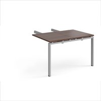 Click to view product details and reviews for Adapt Add On Unit Double Return Desk 800mm X 1200mm Silver Frame Walnut Top. Click to view product details and reviews for Adapt Add On Unit Double Return Desk 800mm X 1200mm Silver Frame Walnut Top.