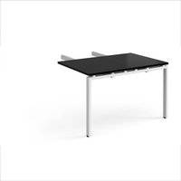 Click to view product details and reviews for Adapt Add On Unit Double Return Desk 800mm X 1200mm White Frame Black Top. Click to view product details and reviews for Adapt Add On Unit Double Return Desk 800mm X 1200mm White Frame Black Top.