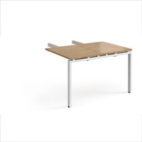 Click to view product details and reviews for Adapt Add On Unit Double Return Desk 800mm X 1200mm White Frame Oak Top. Click to view product details and reviews for Adapt Add On Unit Double Return Desk 800mm X 1200mm White Frame Oak Top.