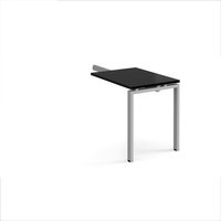 Click to view product details and reviews for Adapt Add On Unit Single Return Desk 800mm X 600mm Silver Frame Black Top. Click to view product details and reviews for Adapt Add On Unit Single Return Desk 800mm X 600mm Silver Frame Black Top.